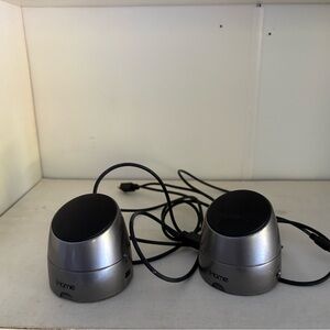 iHome Metallic Gray Portable Speakers